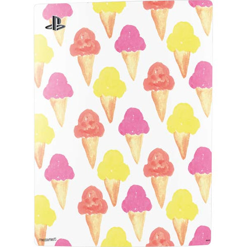Bouffants and Broken Hearts Ice Cream PS5 Digital Edition Console Skin
